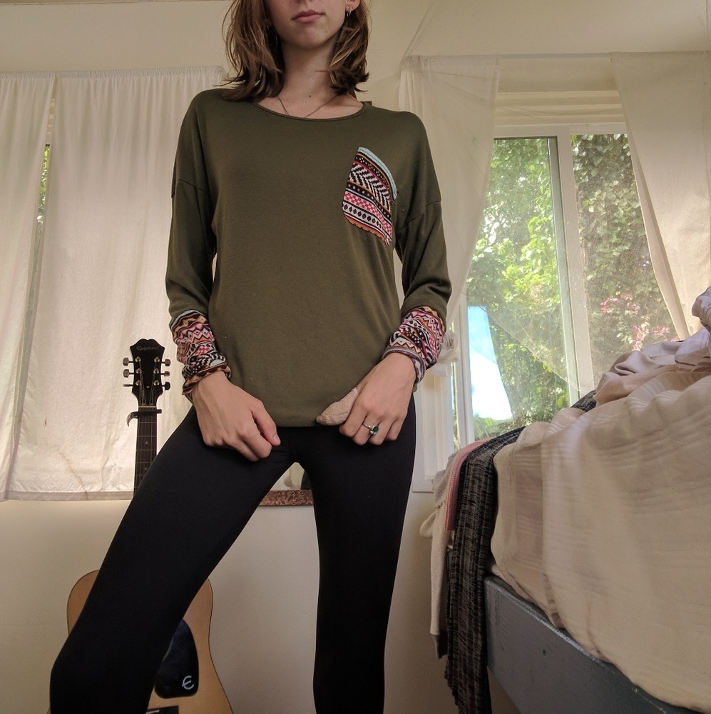 Tribal long sleeve shirt